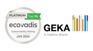 Geka Earns Platinum Sustainability Rating from EcoVadis